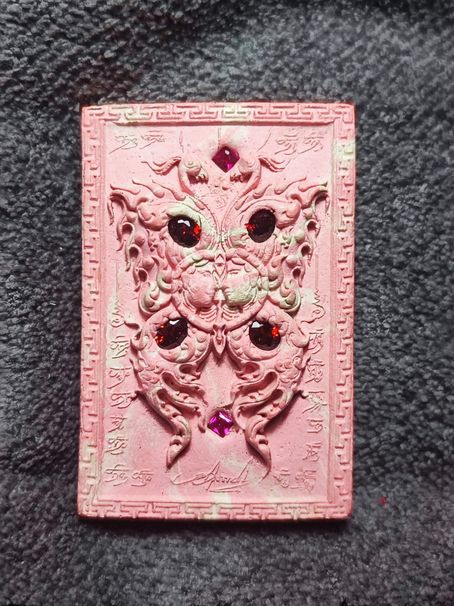🏆 1st Place Winner: Thep Akhi (First Batch) - B.E. 2561 Ultra-Rare: 1 of Only 10 Pieces Worldwide | Real Rubies & Solid Gold Takruts