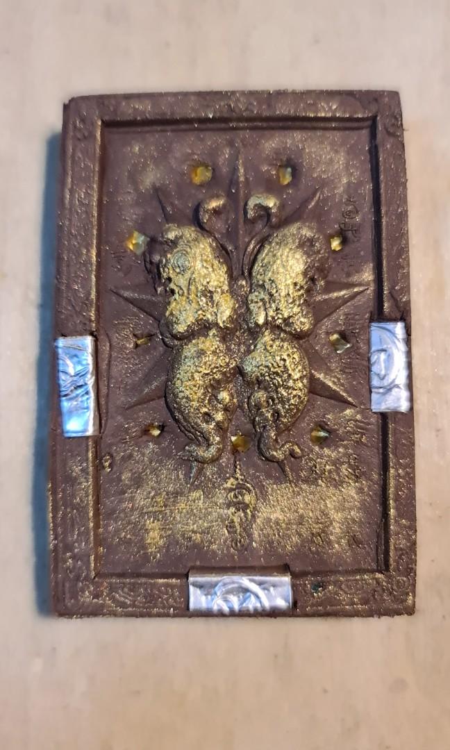 Thep Phatan Pon "Numlerk" Masterpiece – 9 Real Gold Dots & 9 Real Gold Takruts (BE 2564)