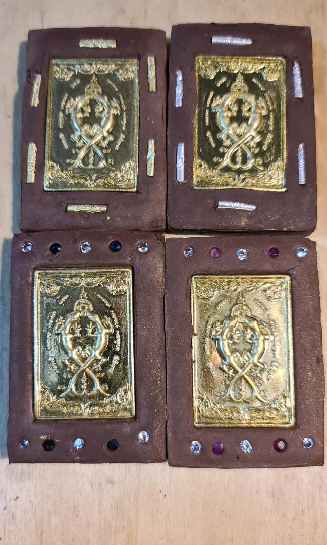 Thep Phatan Pon "Numlerk" Masterpiece – 9 Real Gold Dots & 9 Real Gold Takruts (BE 2564)