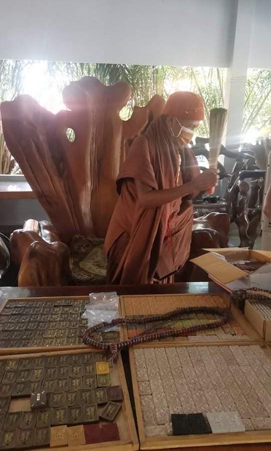 Ultra-Exclusive: Kruba Krissana "Rice Donation" Amulet – Silver Takrut & UV Gem Edition (Only 19 Made)